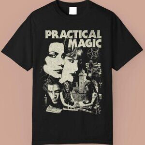 Practical Magic Vintage Graphic Tee Witch Shirt. Halloween Horror Gift. 90s S 90